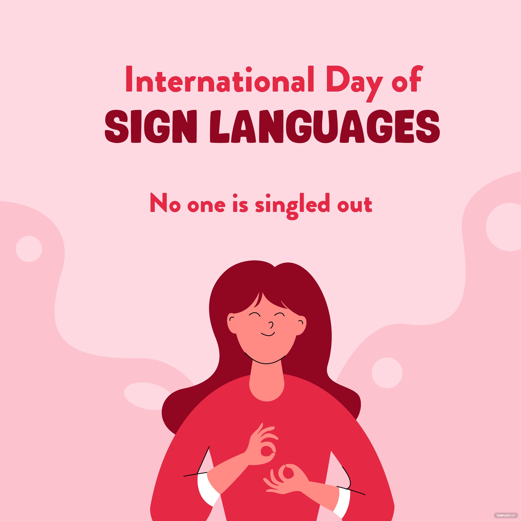 international day of sign languages poster vector ideas and examples