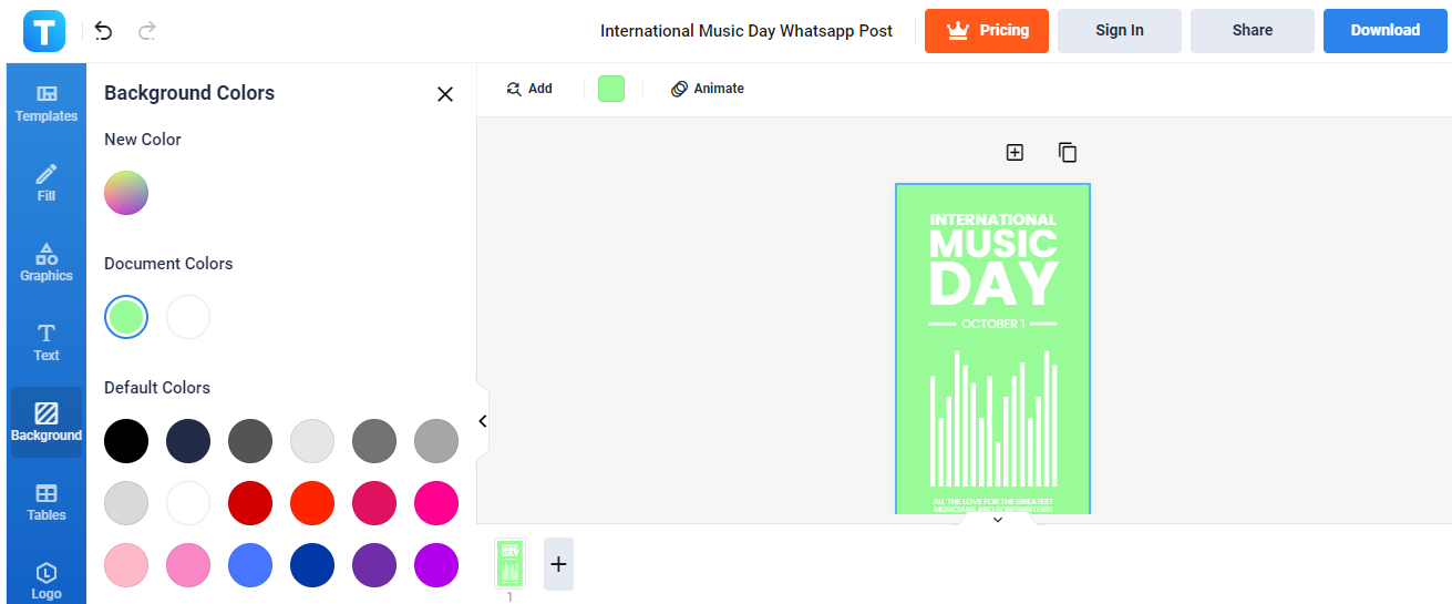 international music day whatsapp post