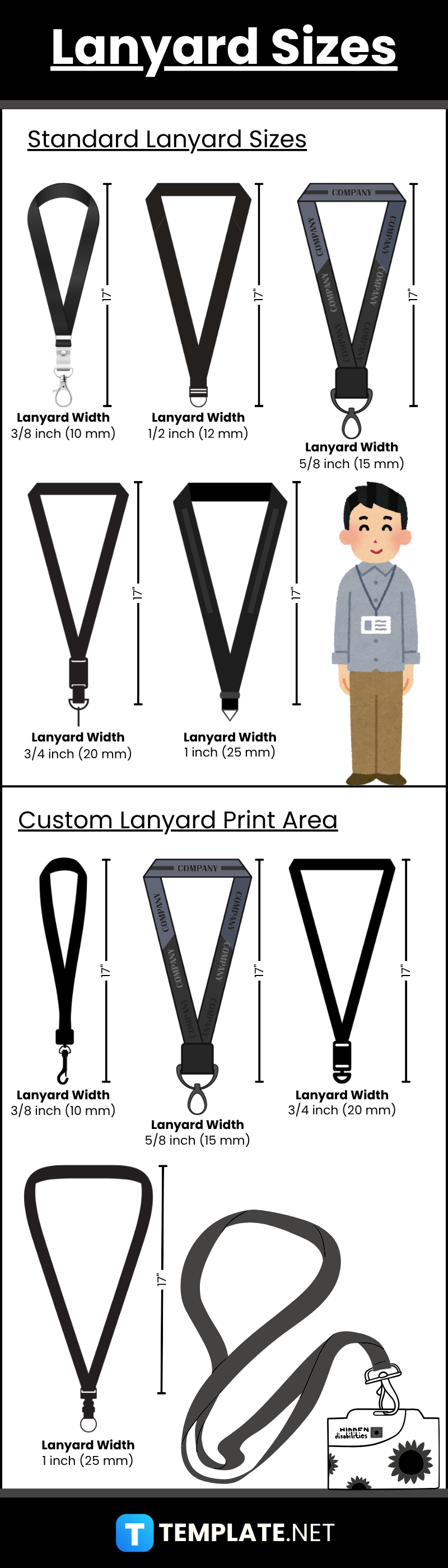 lanyard sizes