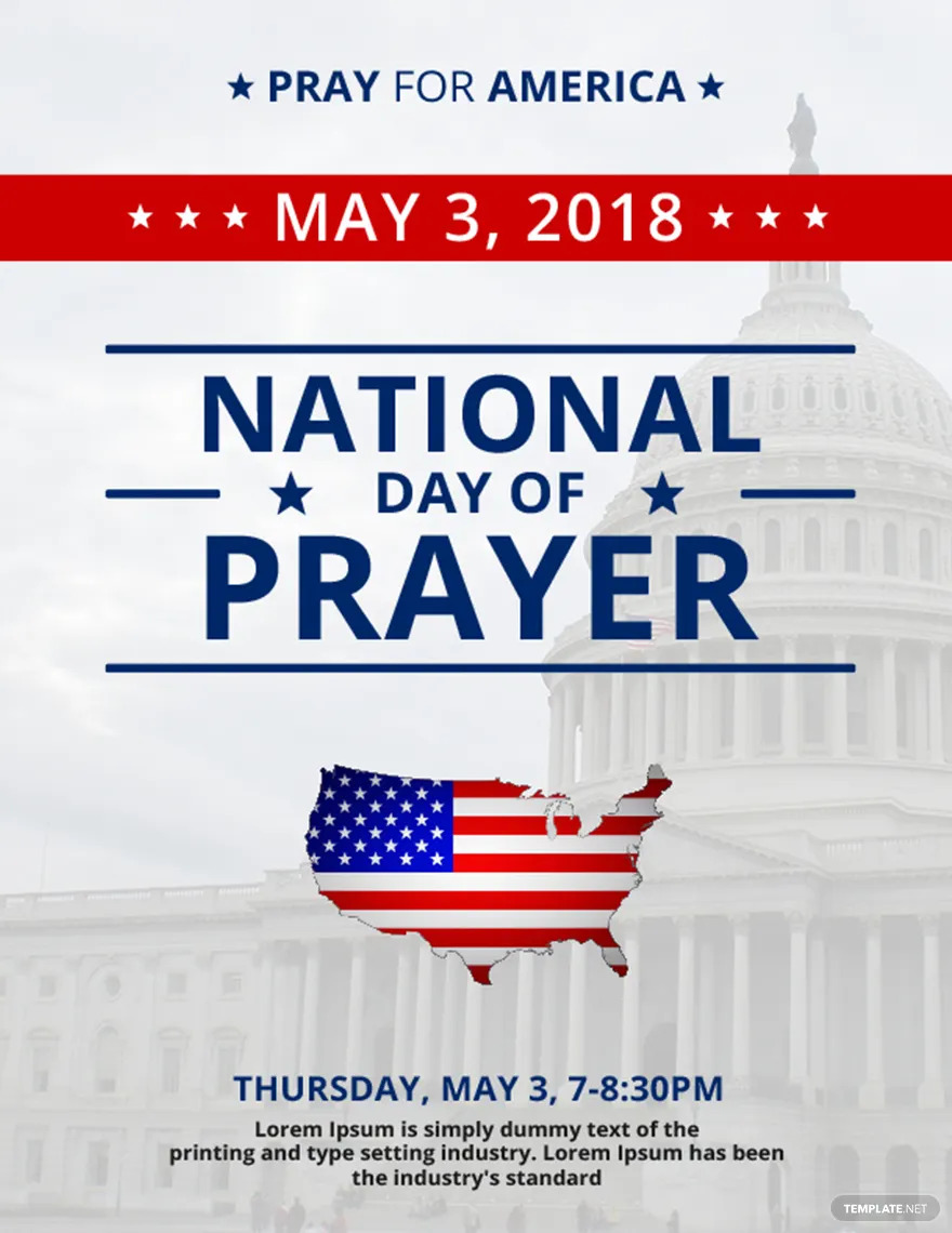national day of prayer flyer
