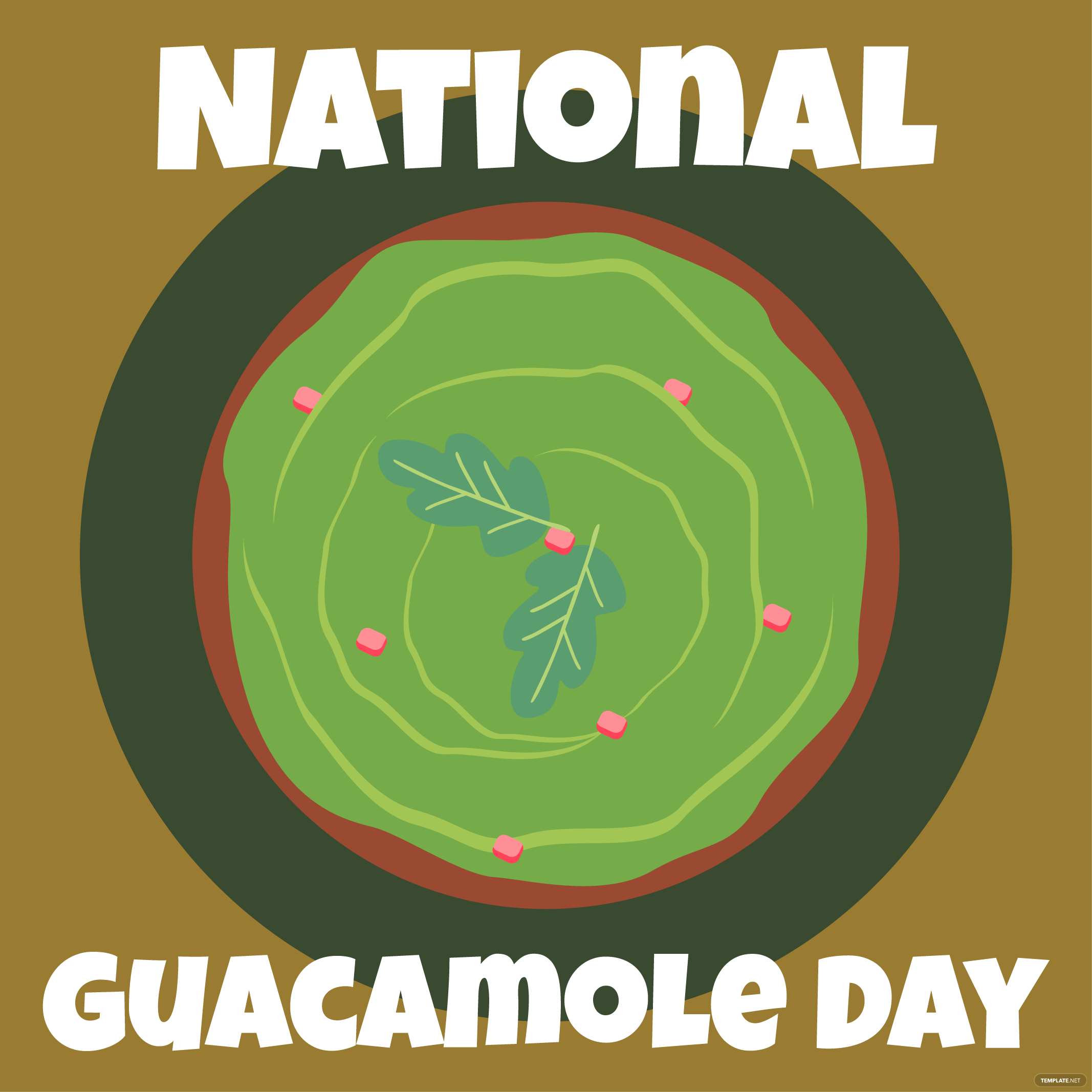 national guacamole day clipart vector