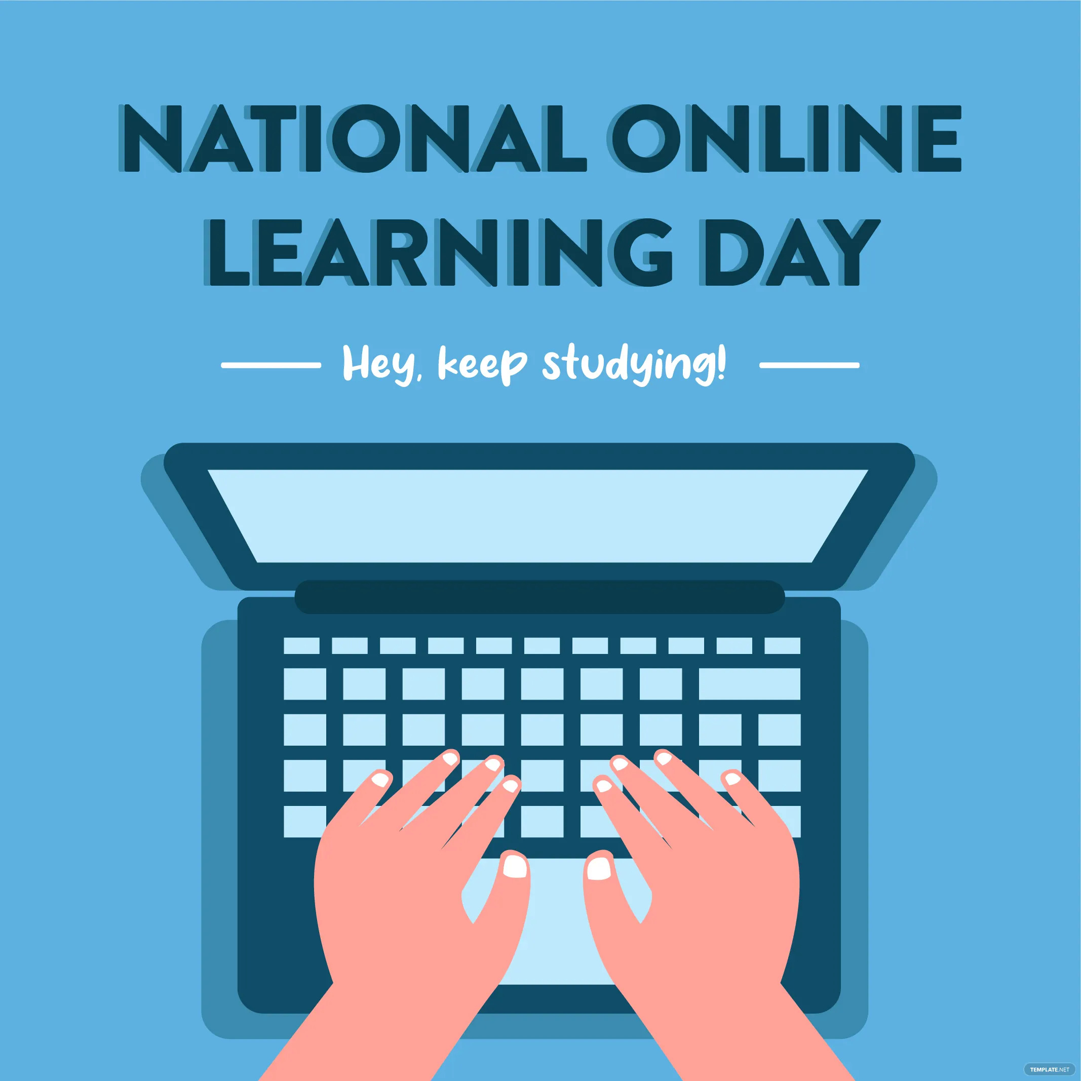 national online learning day poster