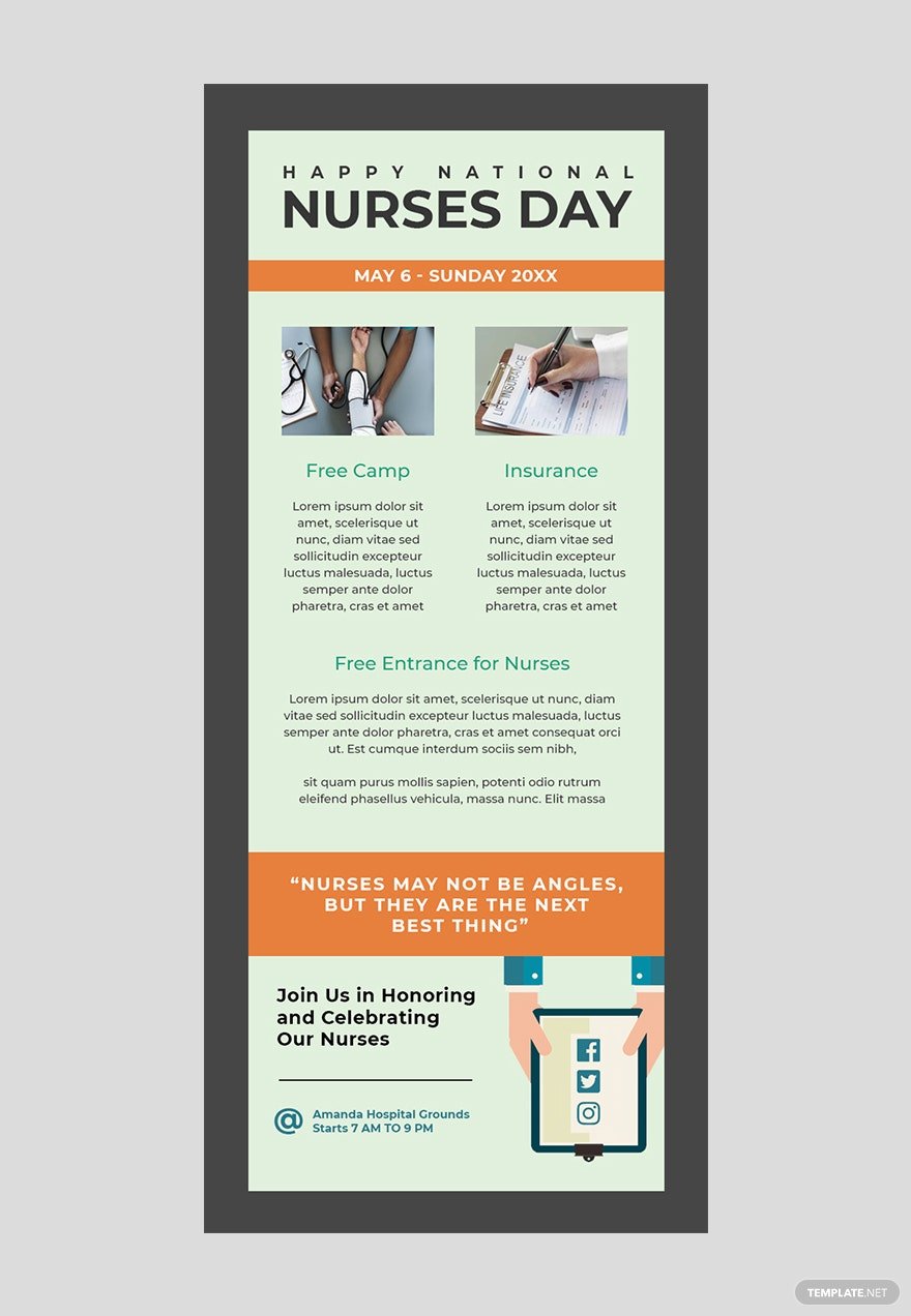 nurses day email newsletter