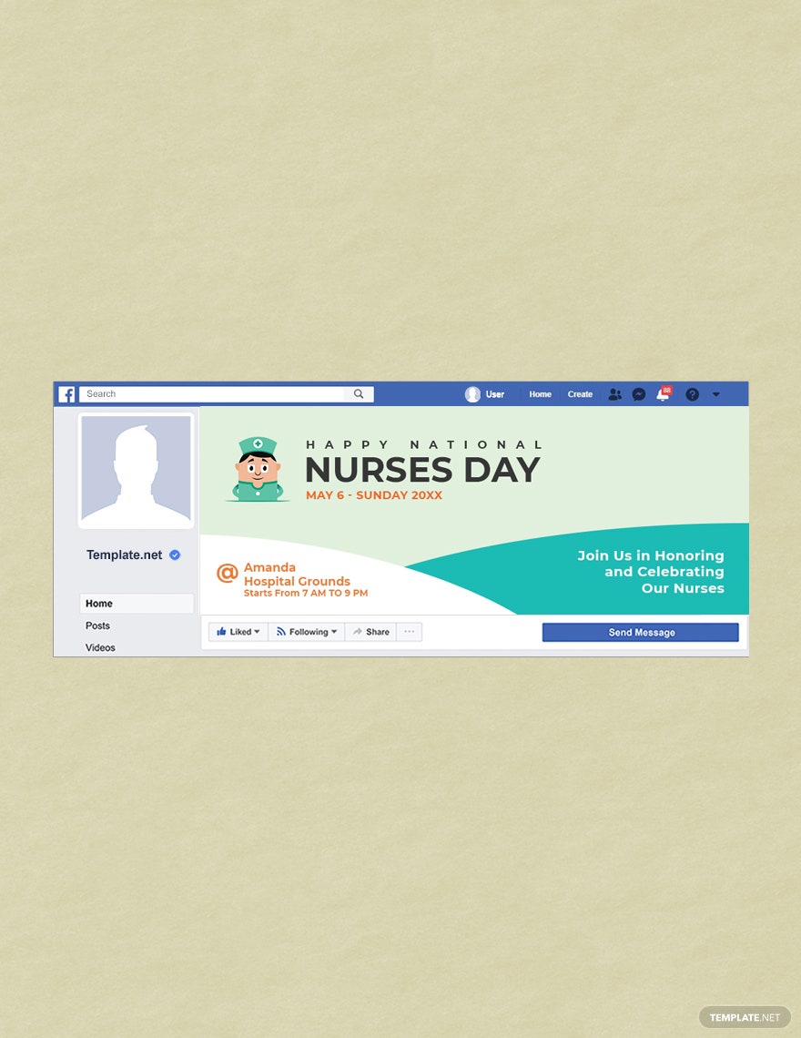 nurses day facebook event cover