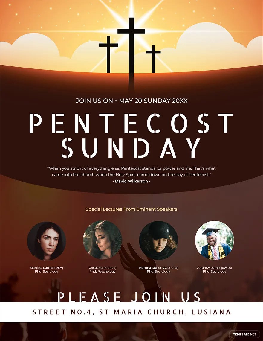 pentecost sunday flyer