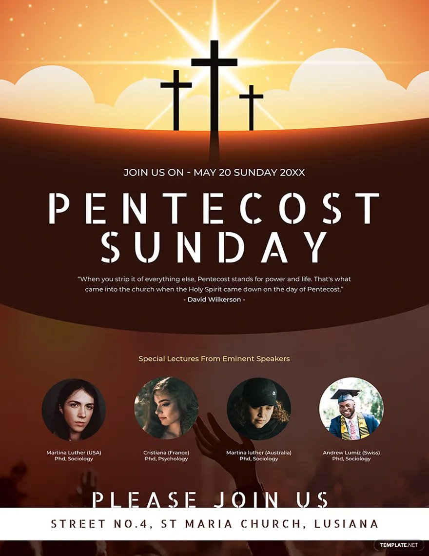 pentecost sunday poster