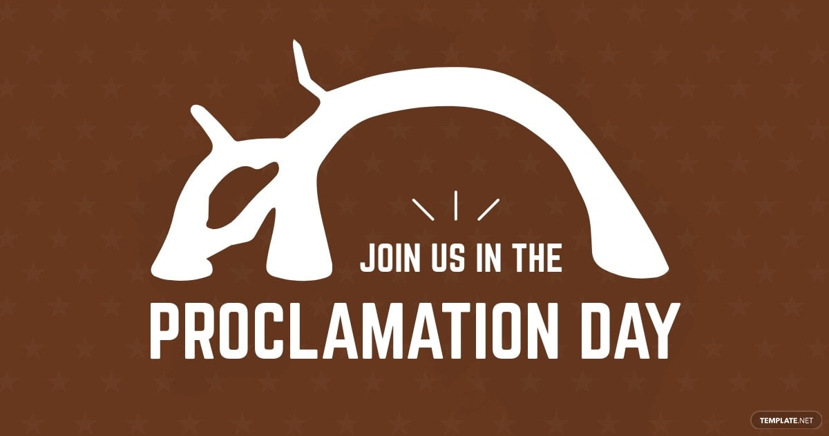 proclamation day facebook post template