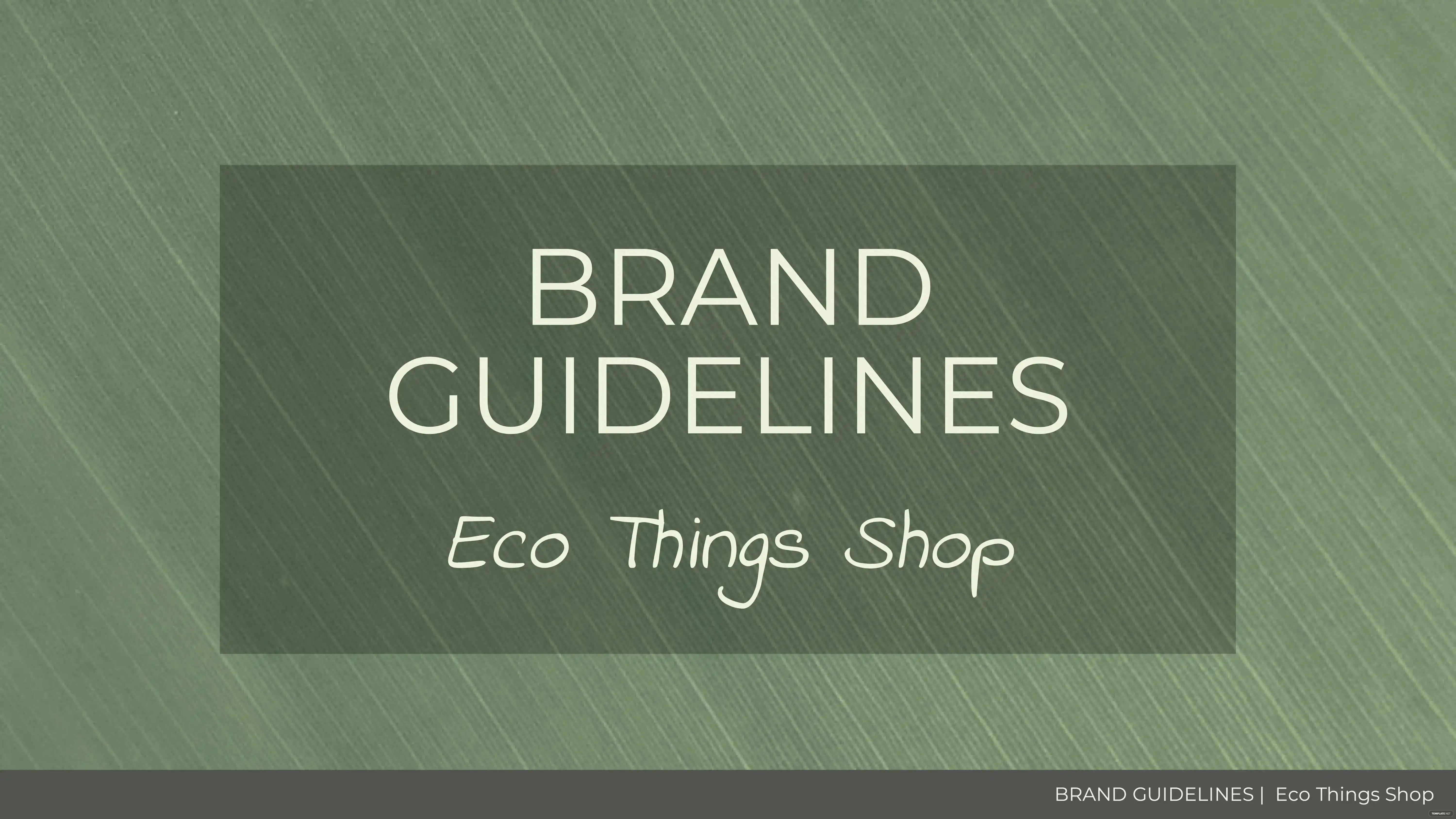 product brand guidelines