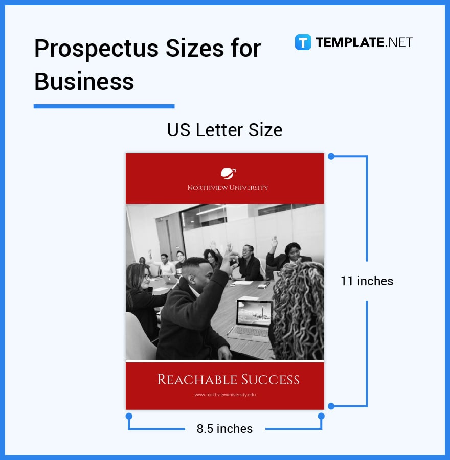prospectus sizes for business