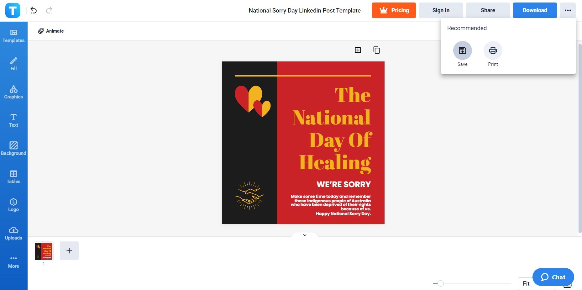 revise download and upload your new linkedin post for national sorry day