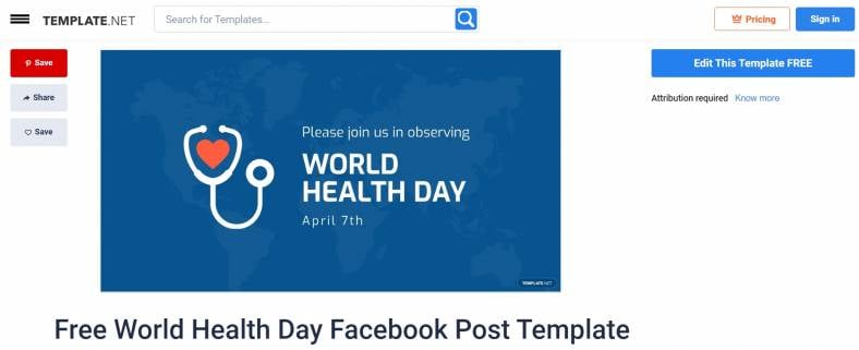 select a world health day facebook template 788x