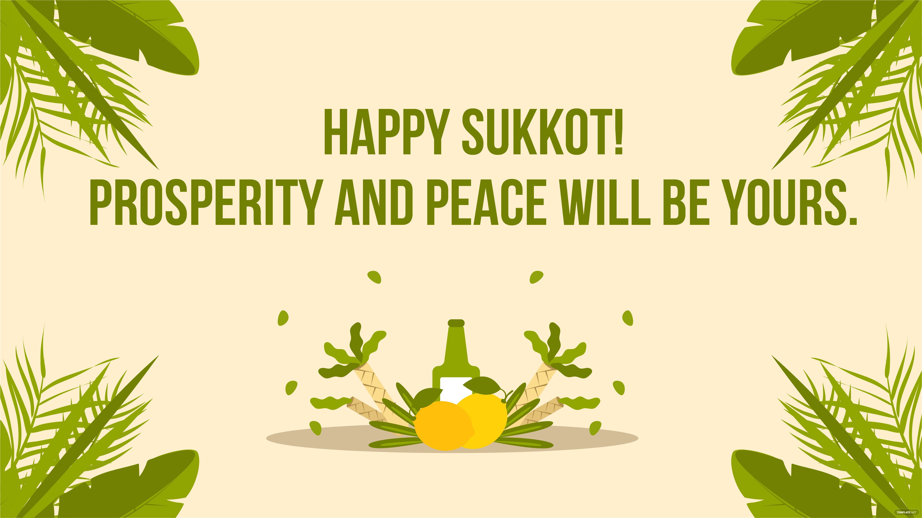 sukkot flyer background ideas and examples