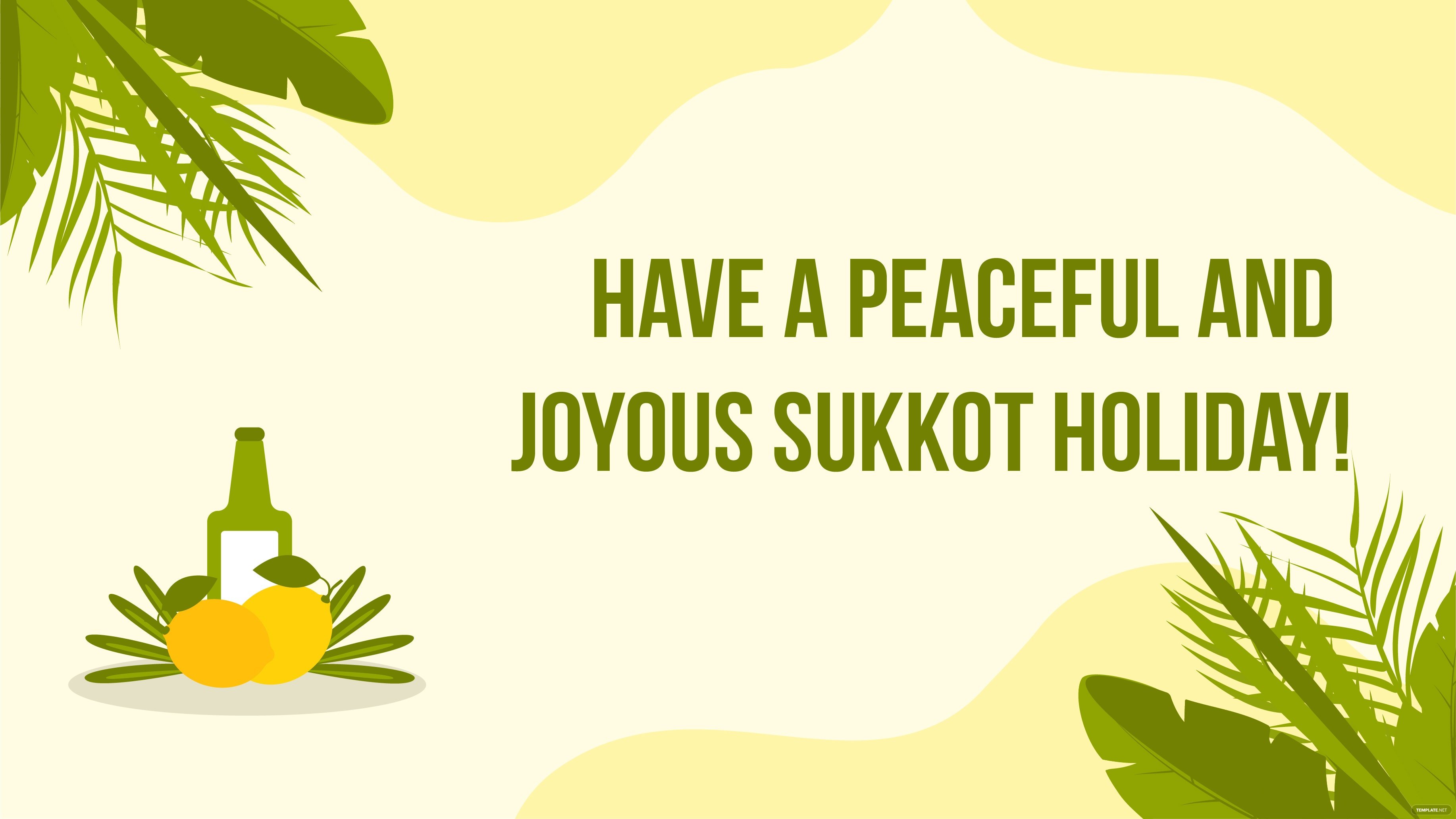 sukkot greeting card background ideas and examples