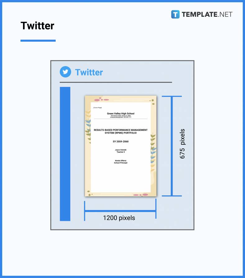 RPMS Portfolio Size Dimension, Inches, mm, cms, Pixel