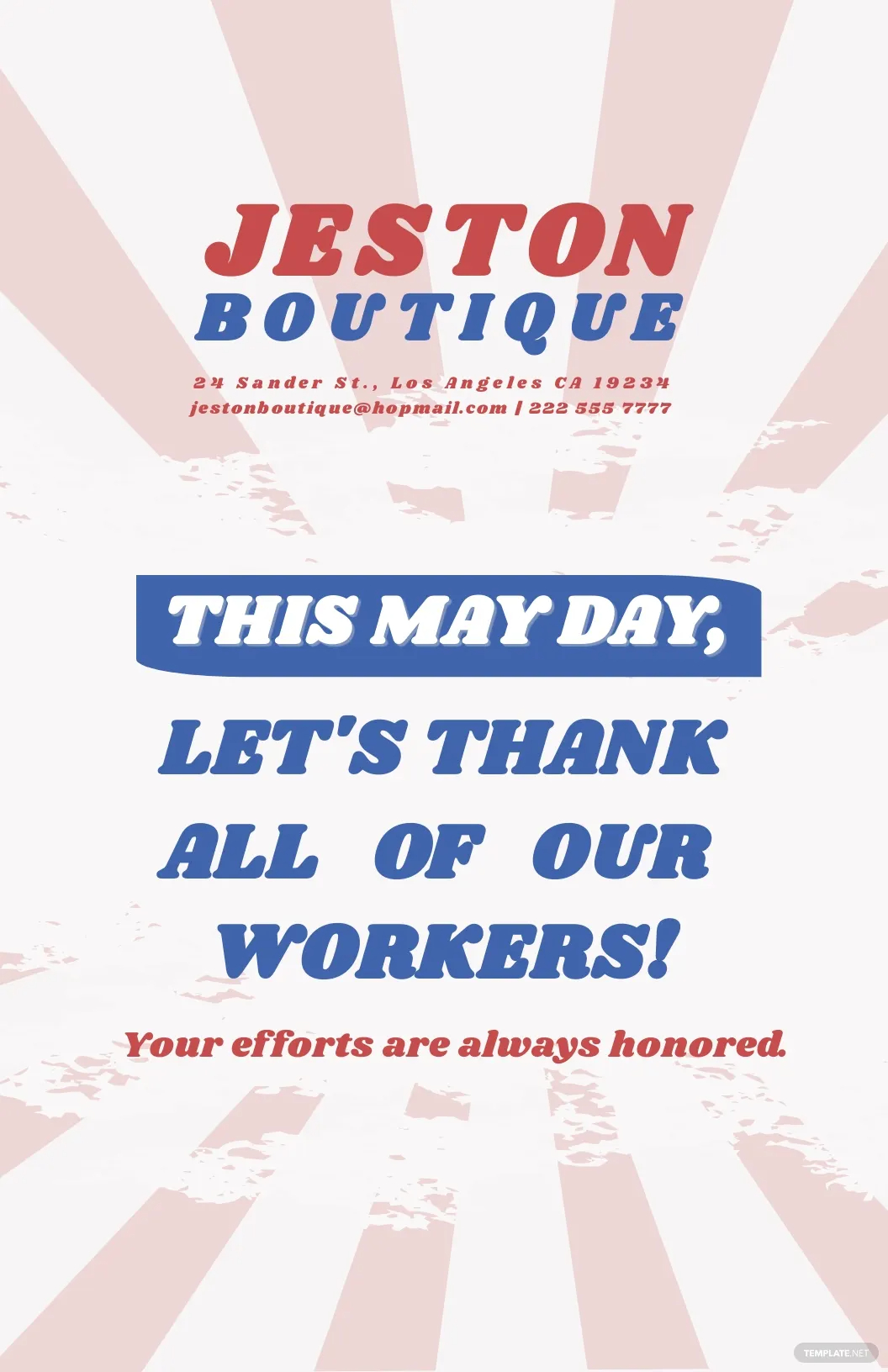 vintage may day poster