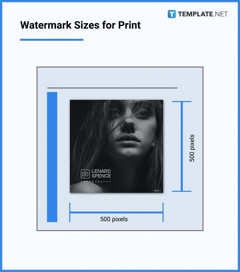 Watermark Size Dimension, Inches, mm, cms, Pixel