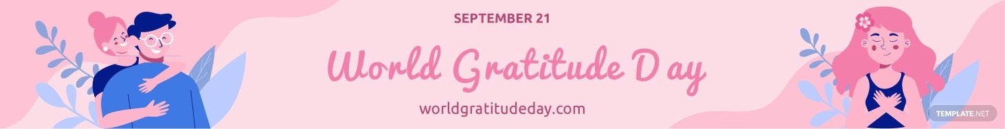 world gratitude day website banner