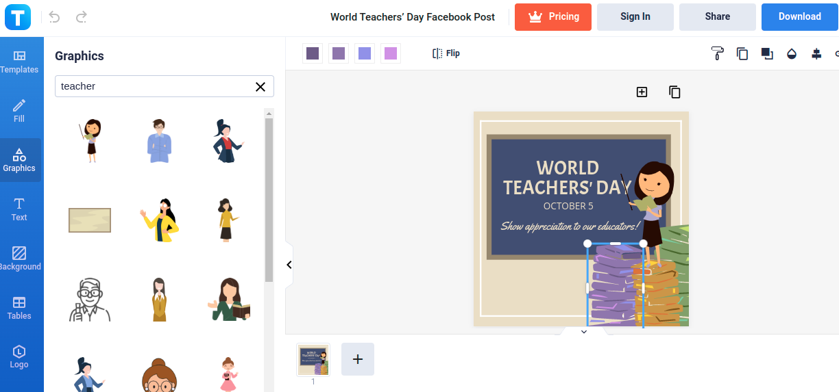 world teachers’ day facebook post