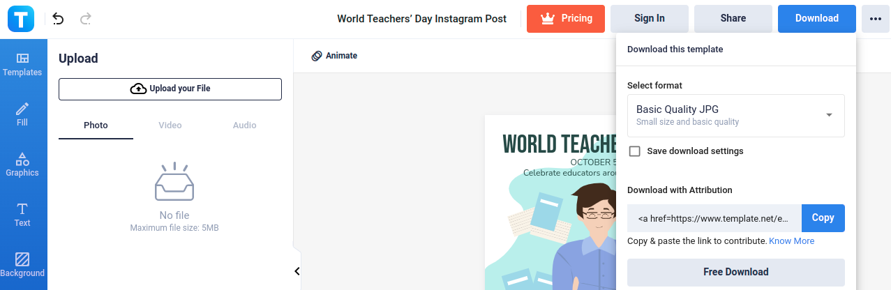 world teachers’ day instagram post