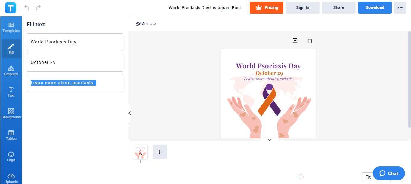 add your meaningful world psoriasis day message