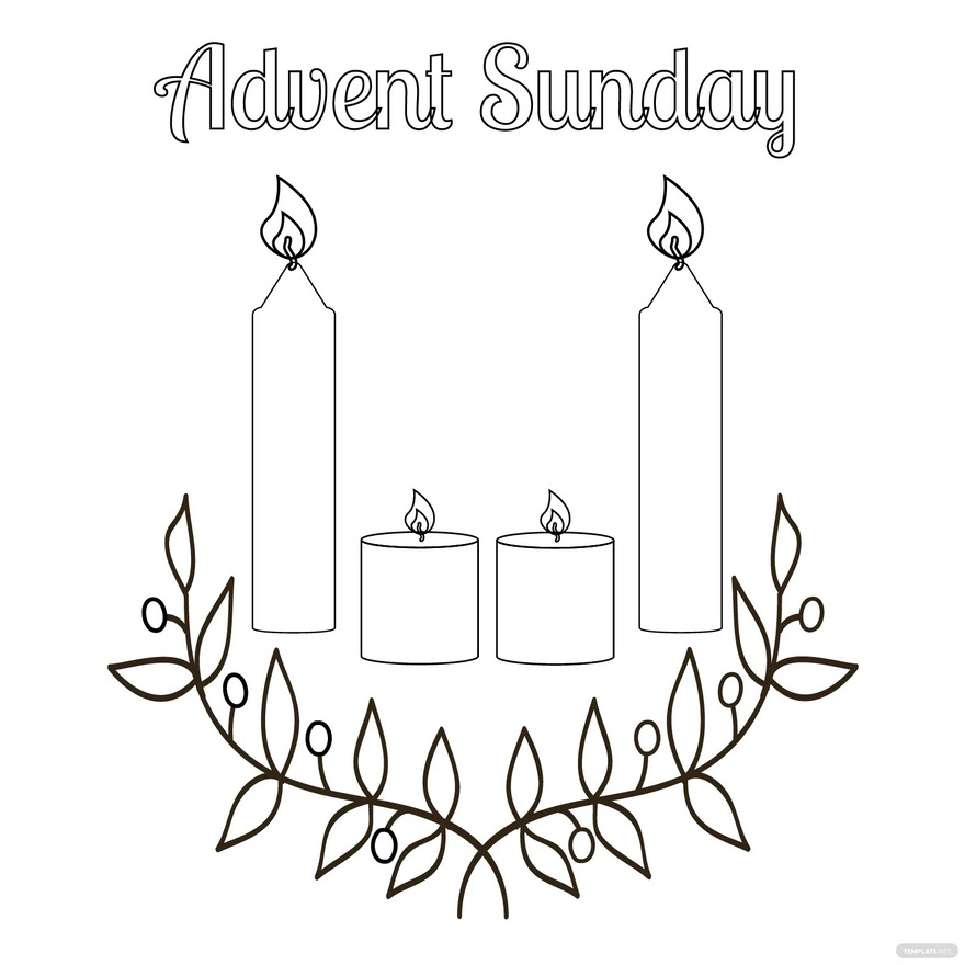 advent drawing