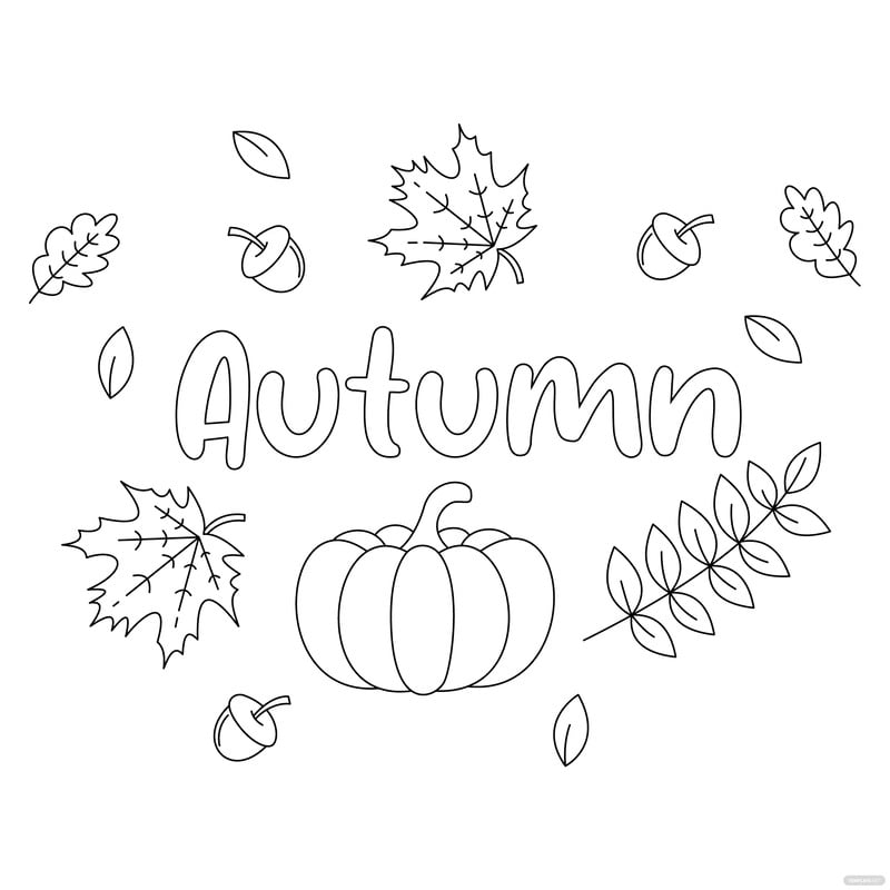 autumn drawing vector ideas and examples