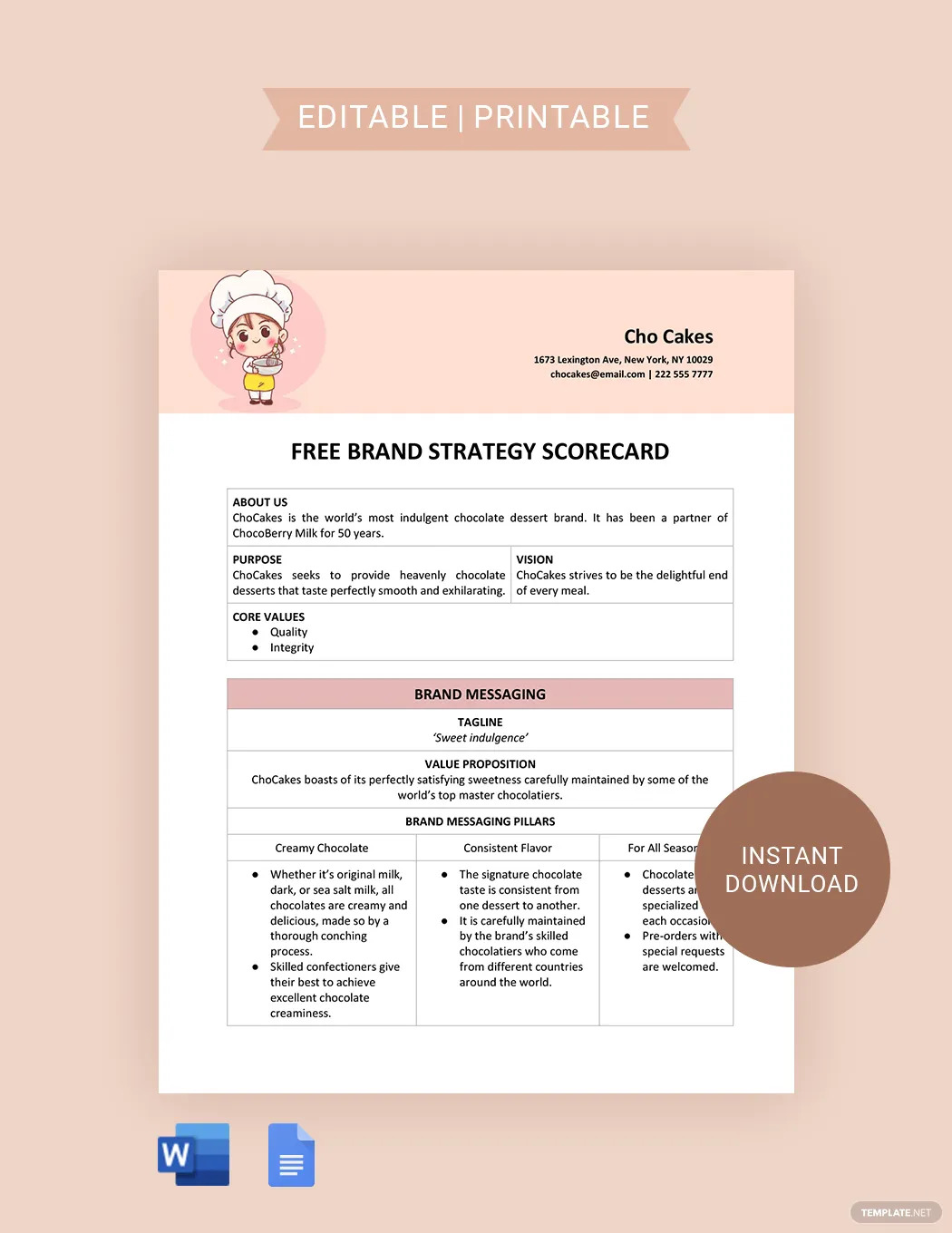brand strategy scorecard ideas and examples