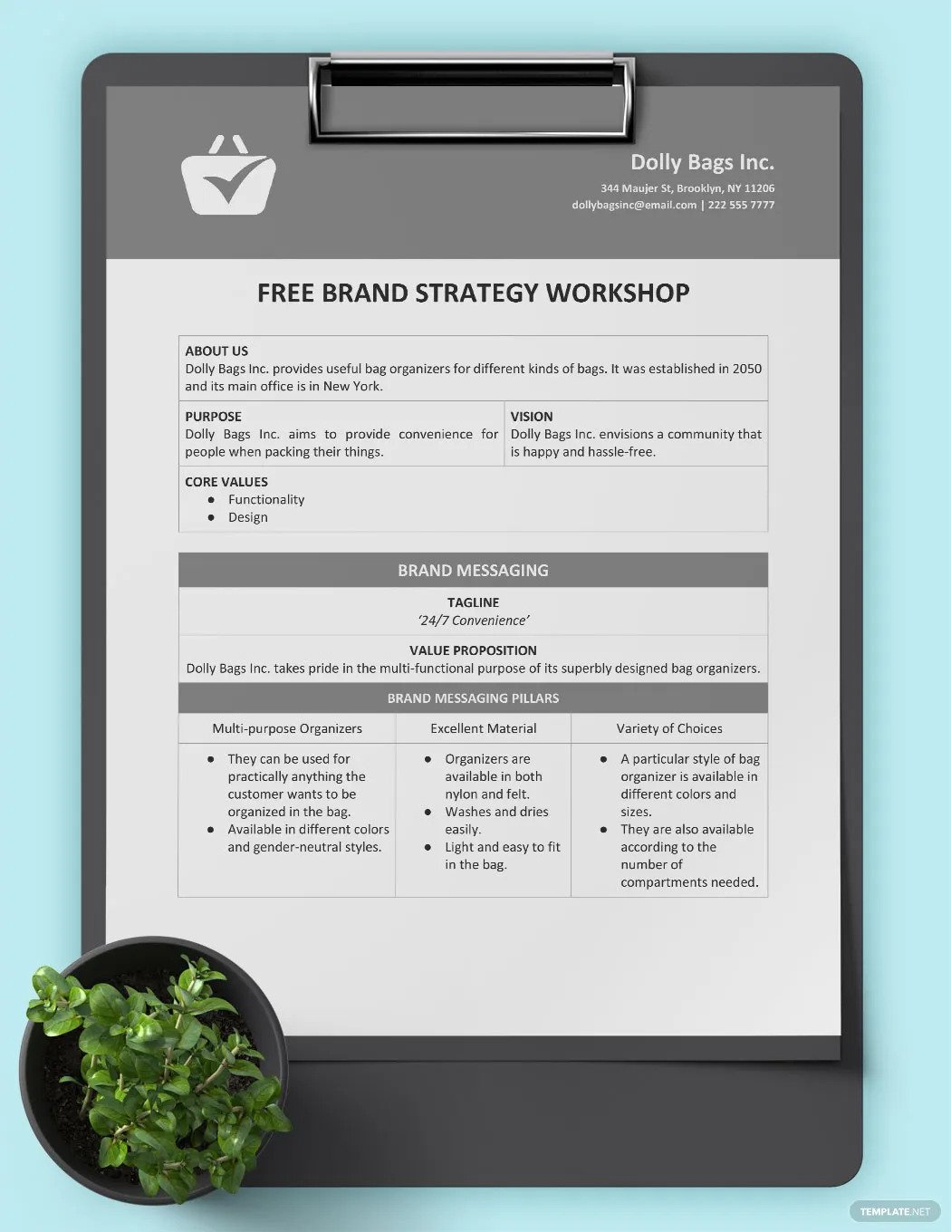 brand strategy workshop