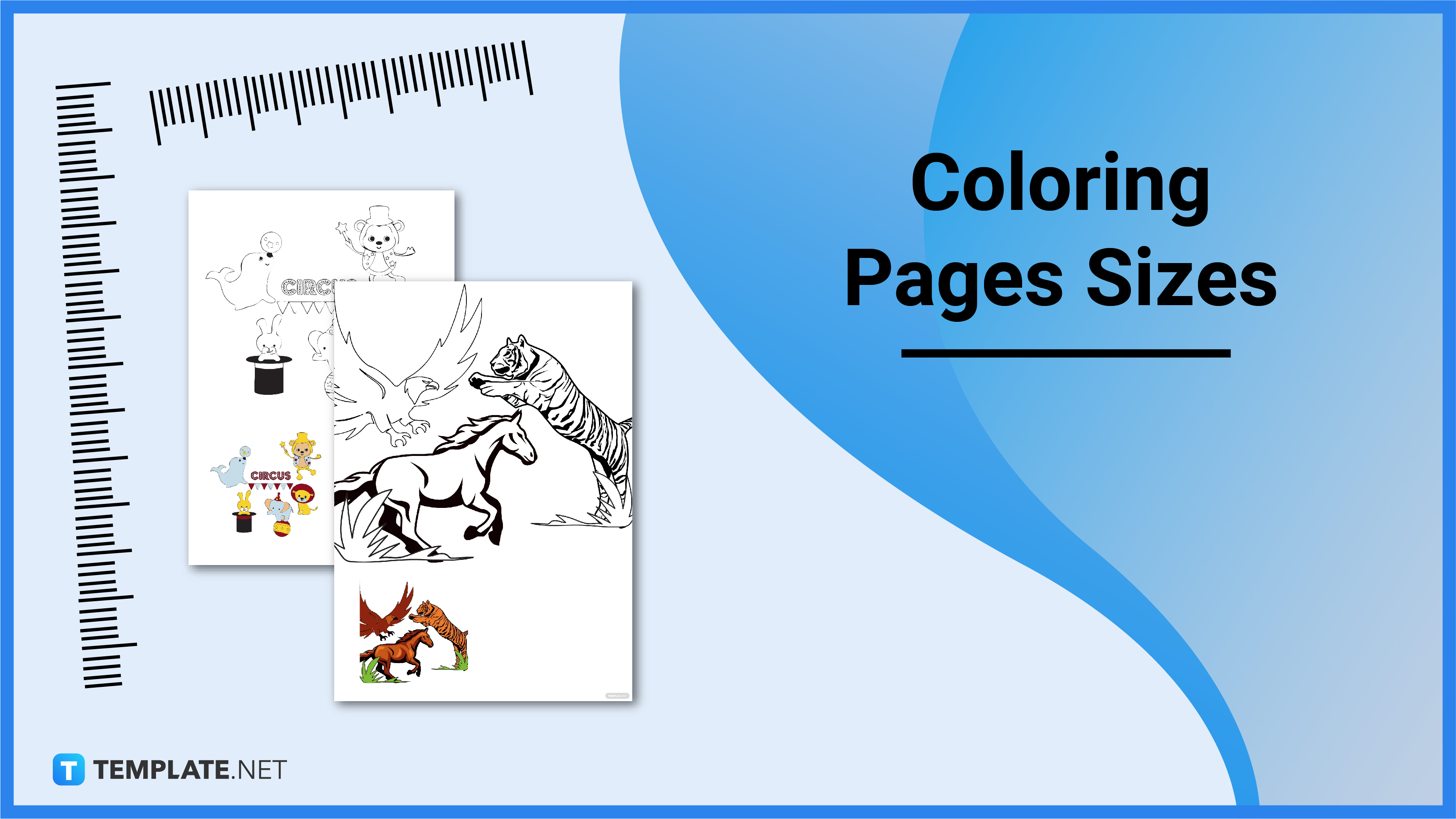 Coloring Pages Size Dimension, Inches, mm, cms, Pixel