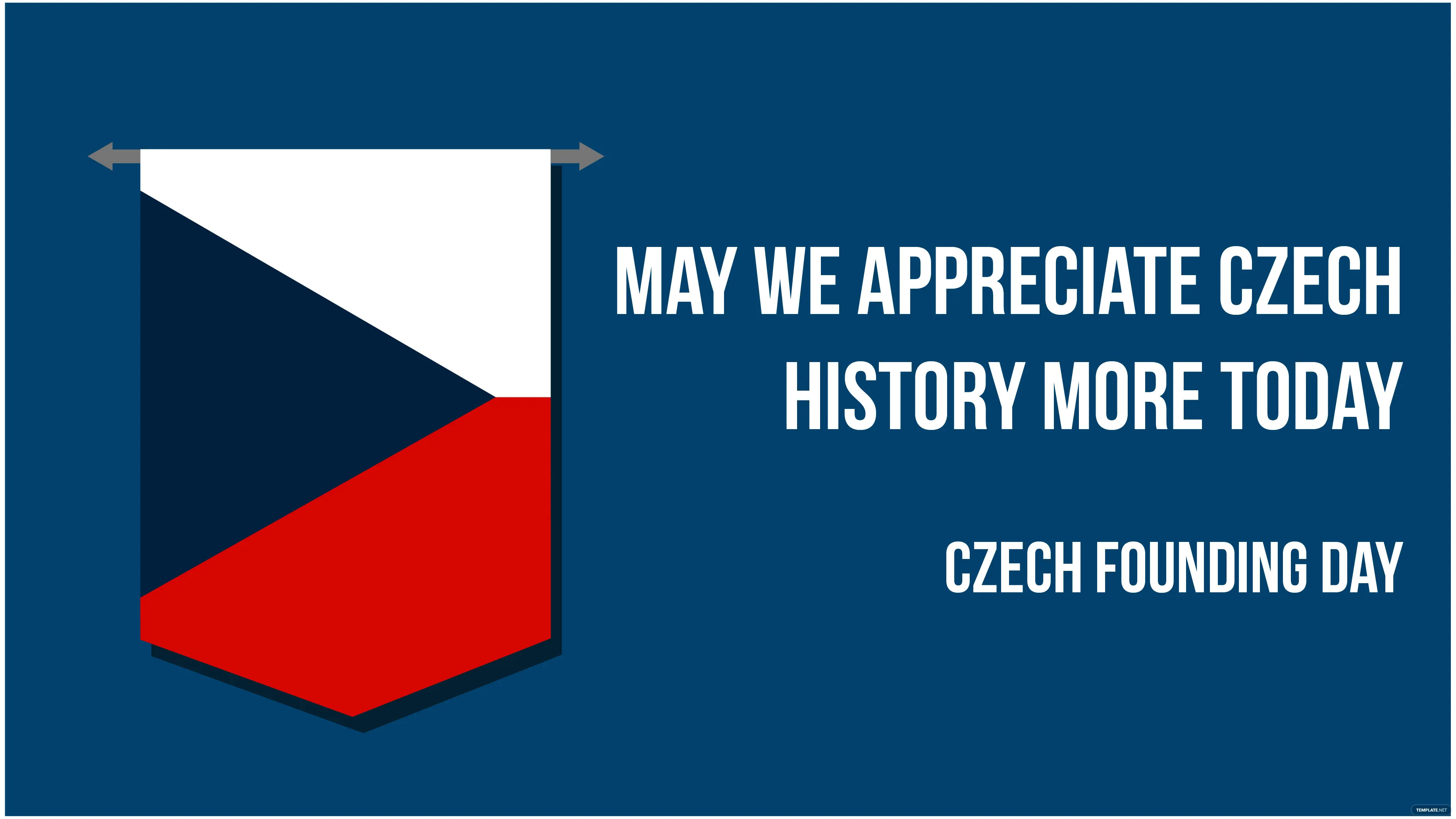 czech founding day greeting card ideas examples