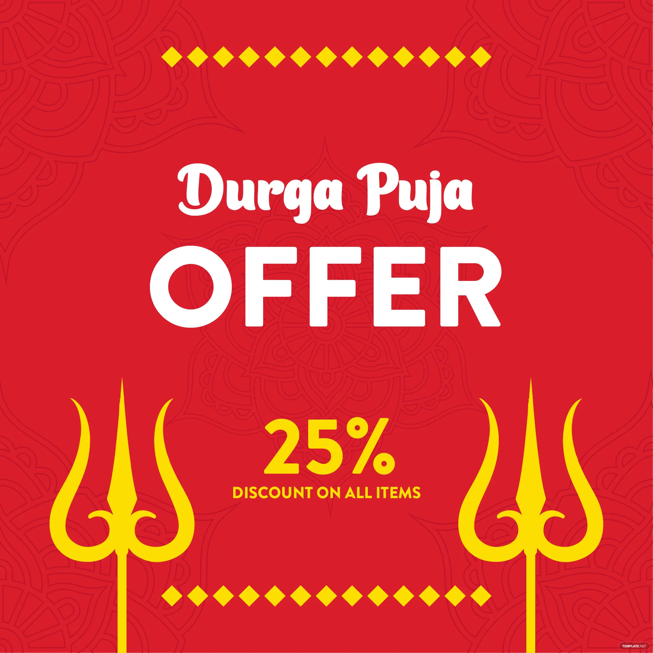 durga puja offer poster ideas examples