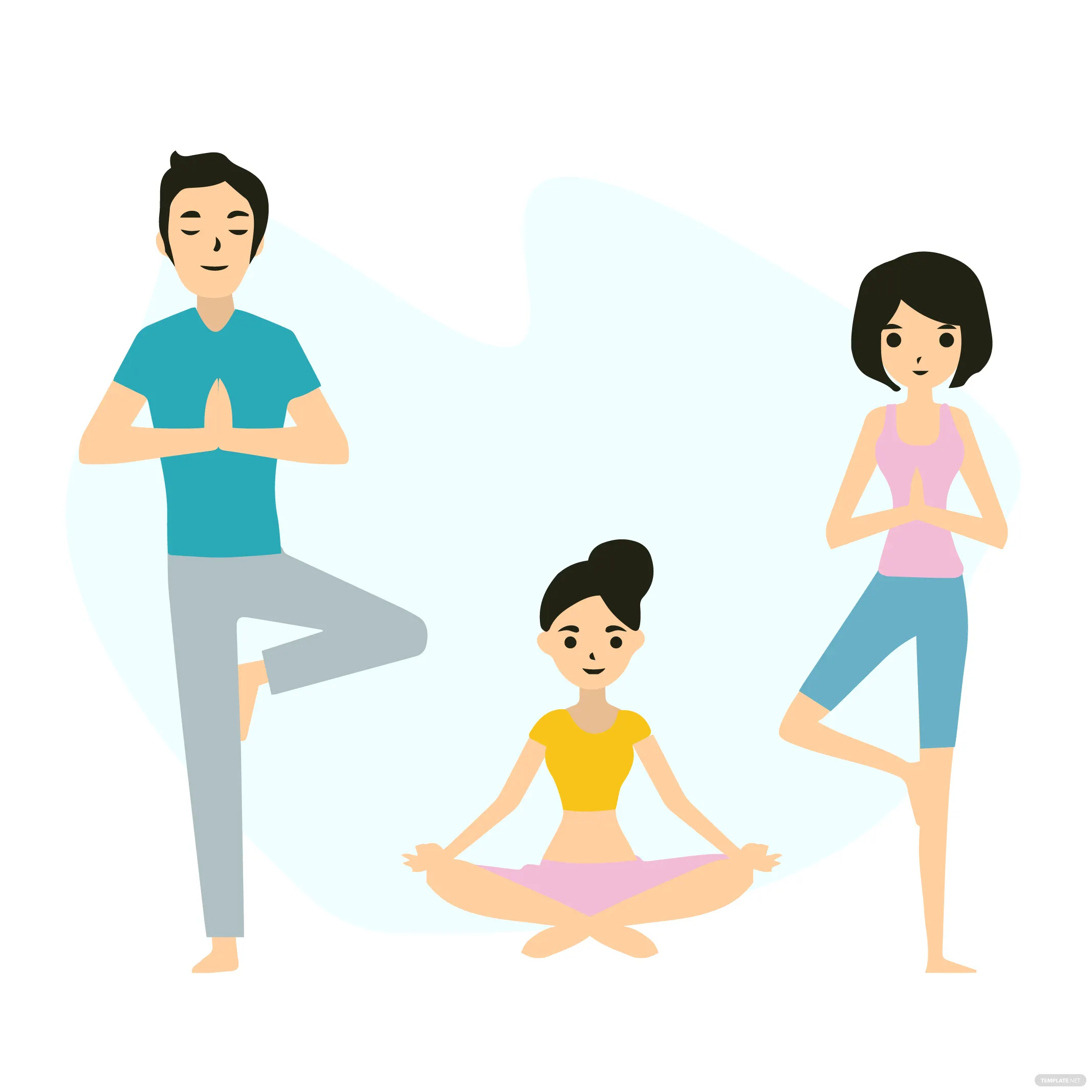 family yoga clipart ideas and examples