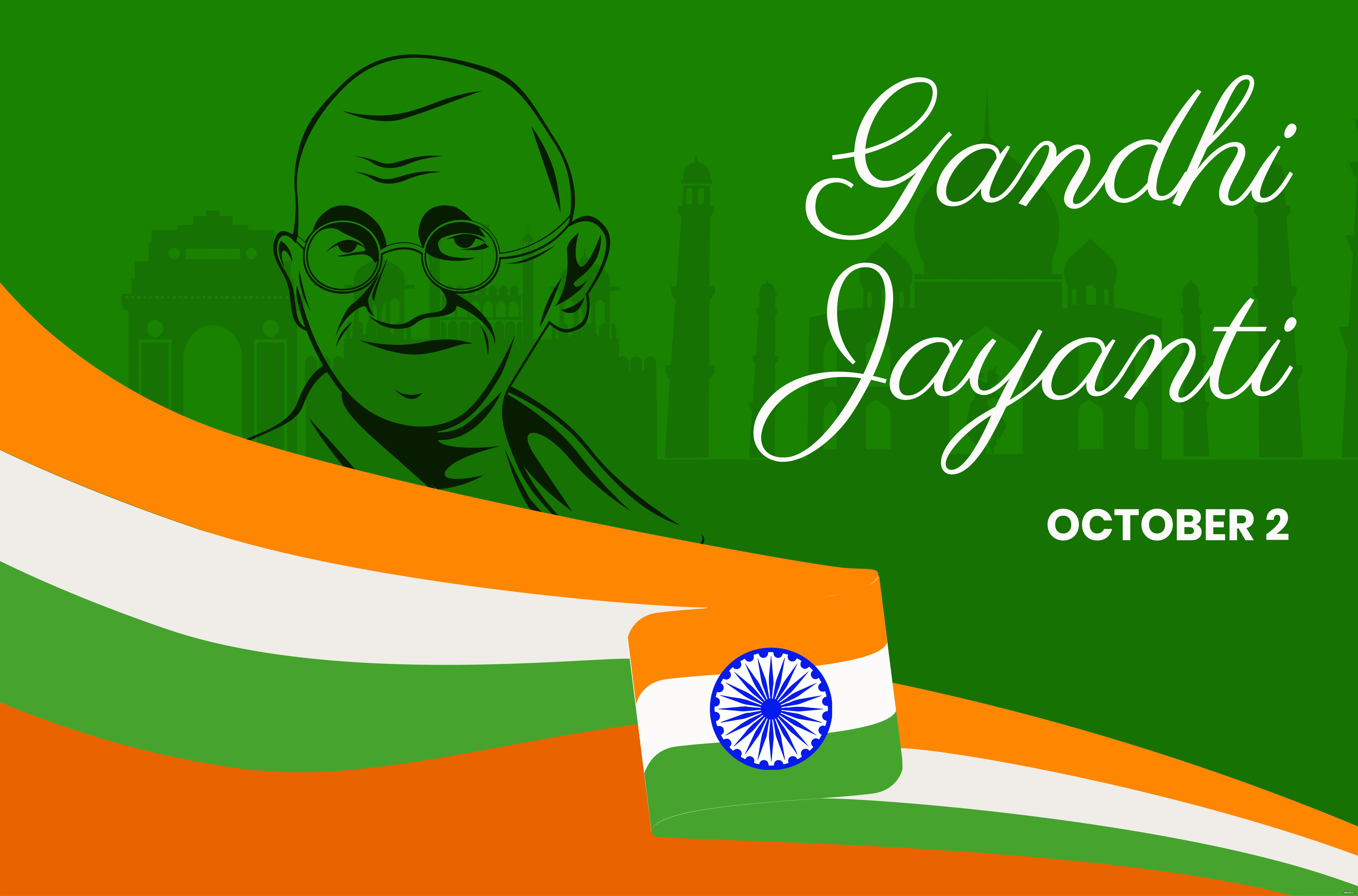 gandhi jayanti banner ideas examples