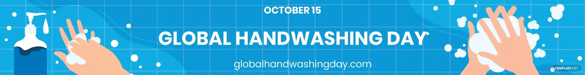 global handwashing day website banner ideas and examples