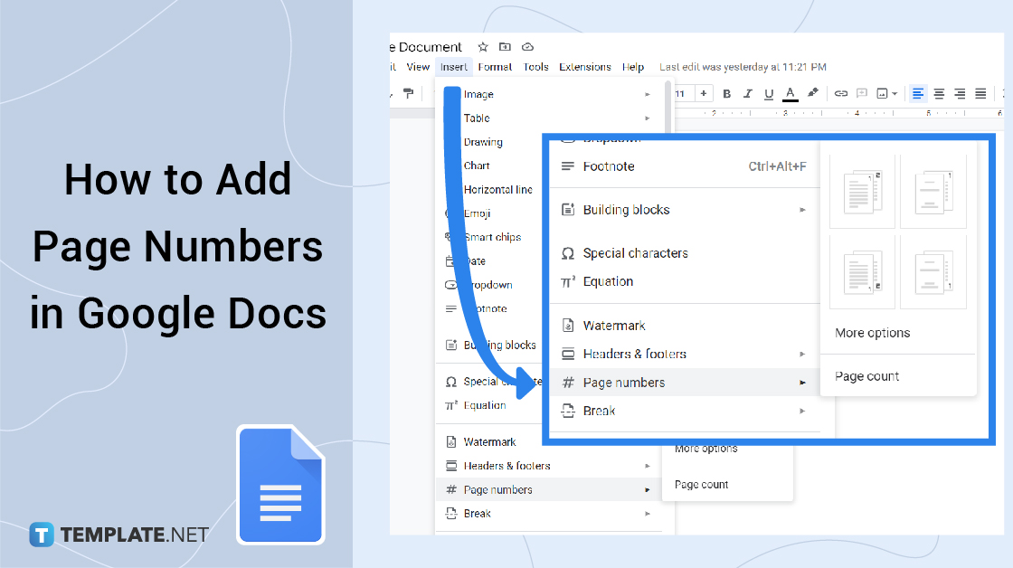 How To Page Numbers In Google Docs