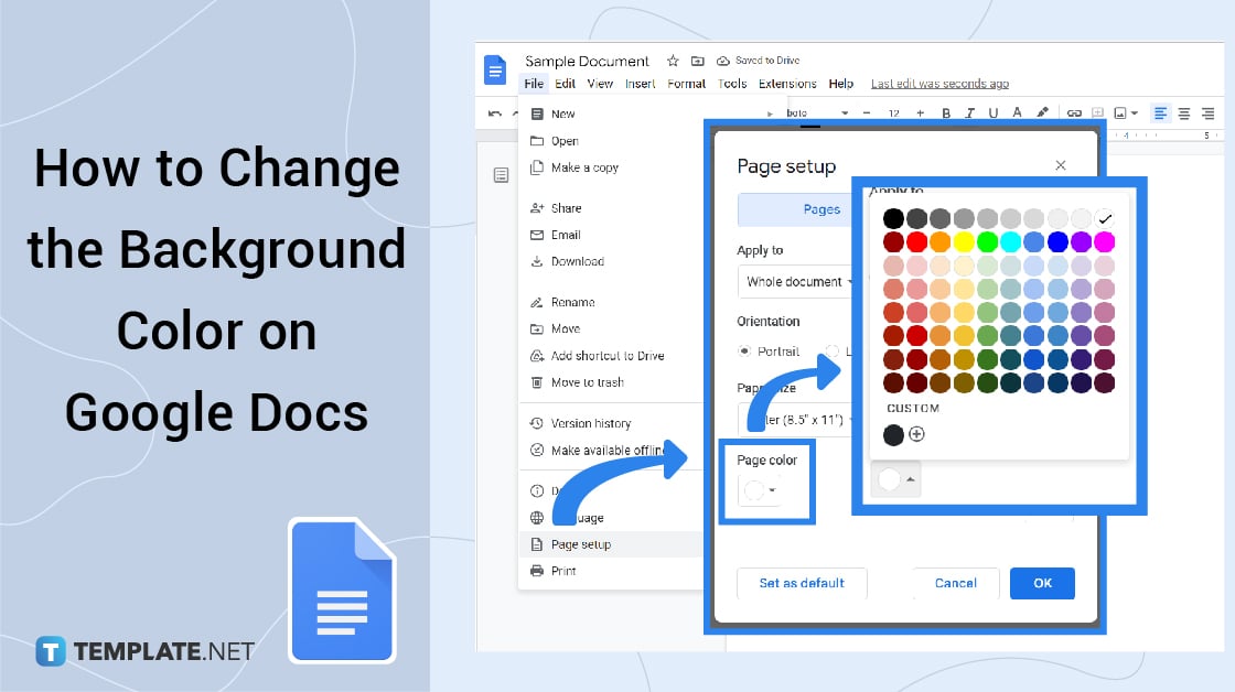 Bạn đã bao giờ muốn tùy chỉnh màu nền trên Google Docs? Với chỉ vài bước đơn giản, bạn có thể thay đổi màu nền theo ý muốn, tạo ra những tài liệu độc đáo và phù hợp với phong cách của bạn. Hãy xem hướng dẫn chi tiết để biết thêm thông tin.