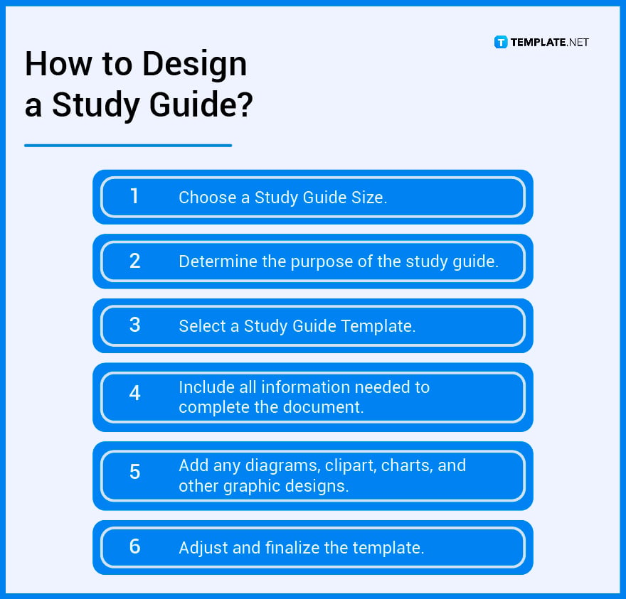 how to design a study guide