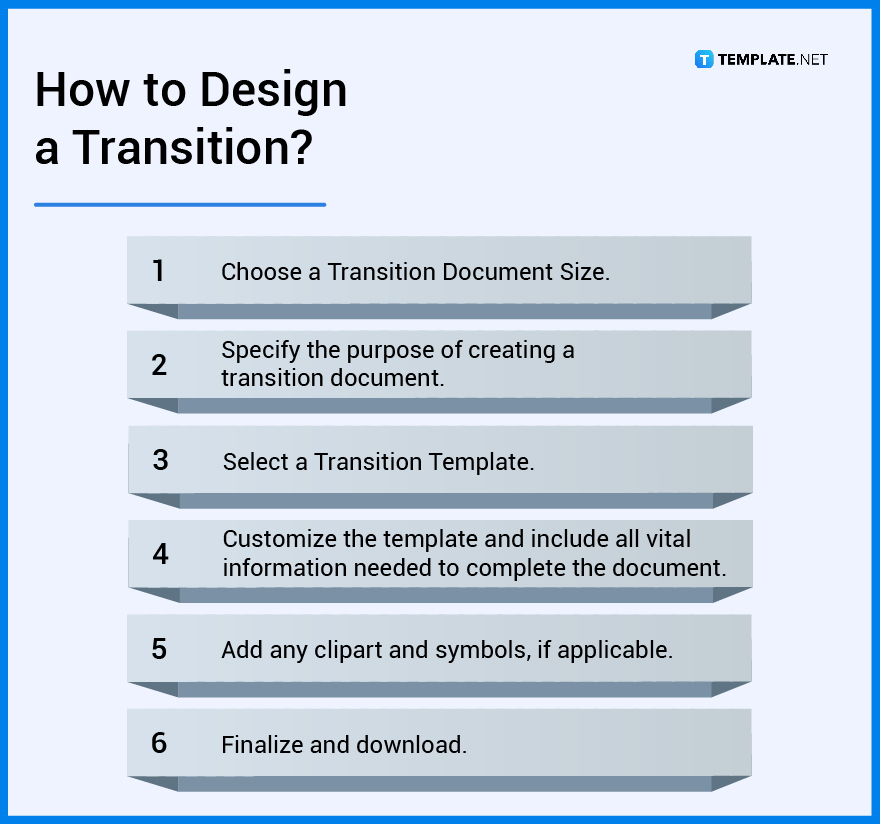how to design a transition