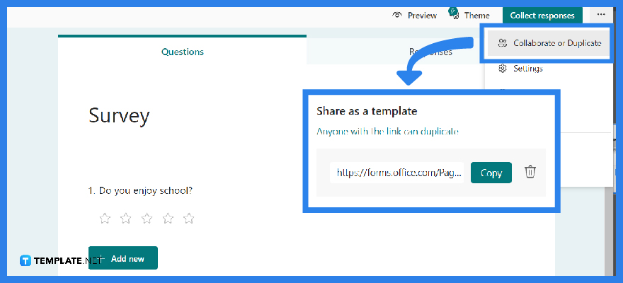 how to duplicate a form in microsoft forms step