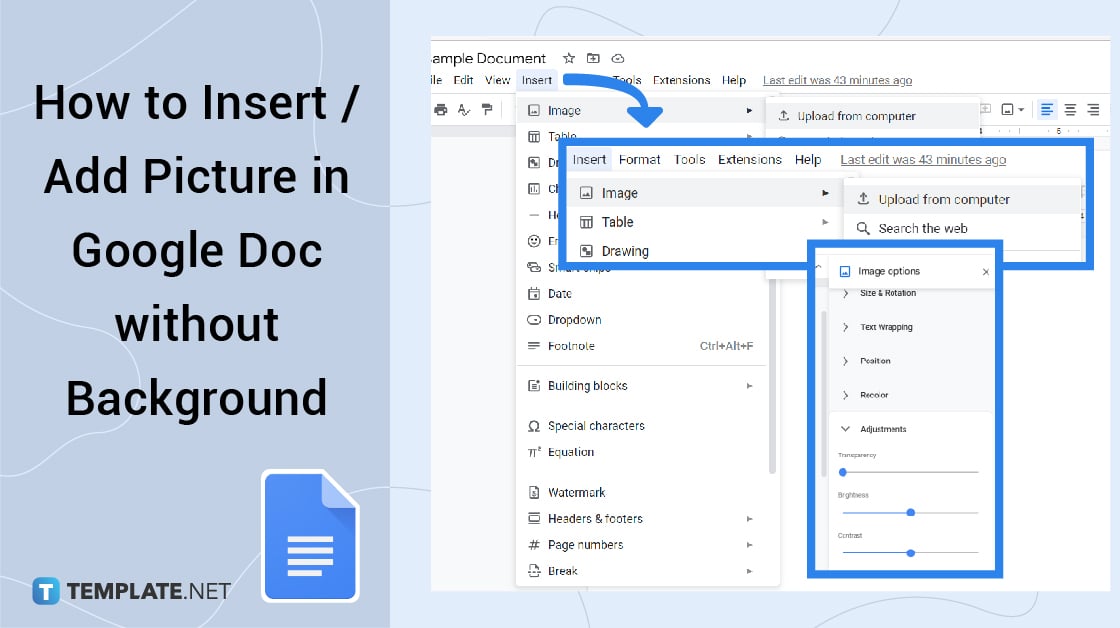 How To Insert Add Picture In Google Doc Without Background