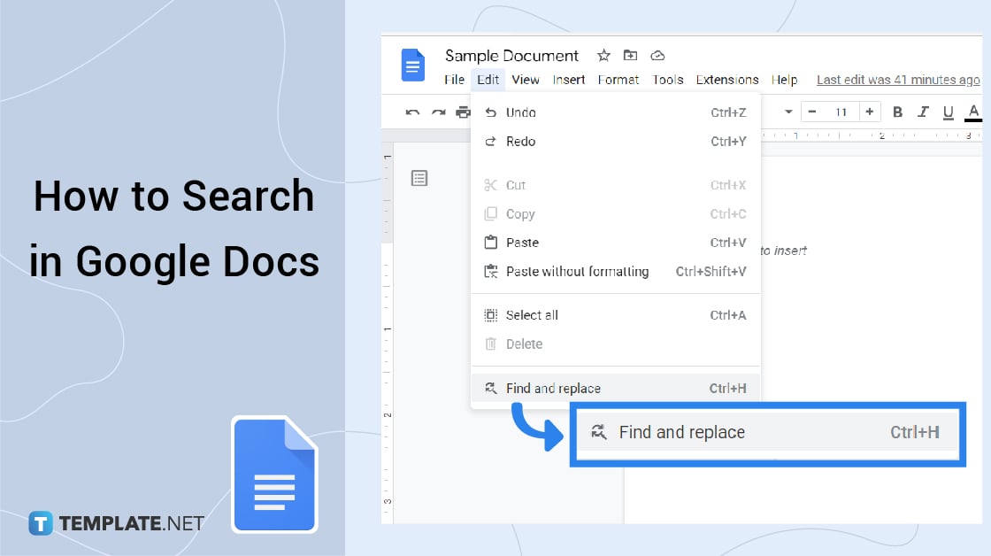 how to search in google docs
