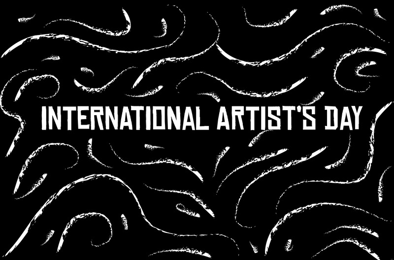 international artists day banner ideas and examples