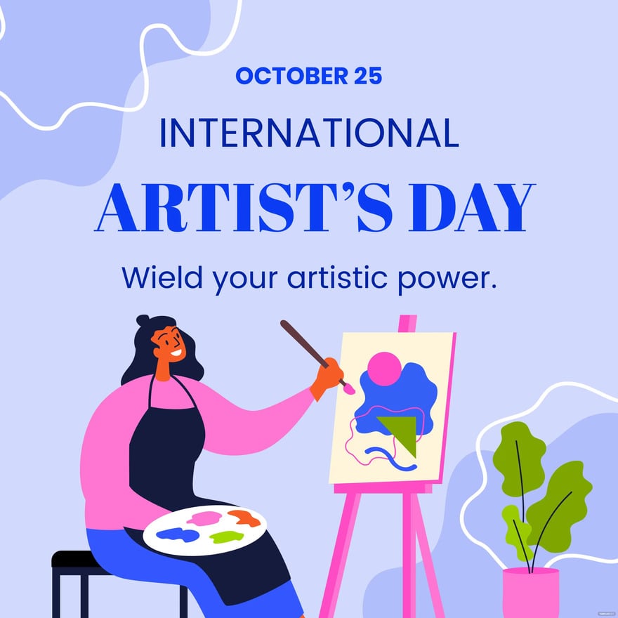 international artists day fb post ideas and examples