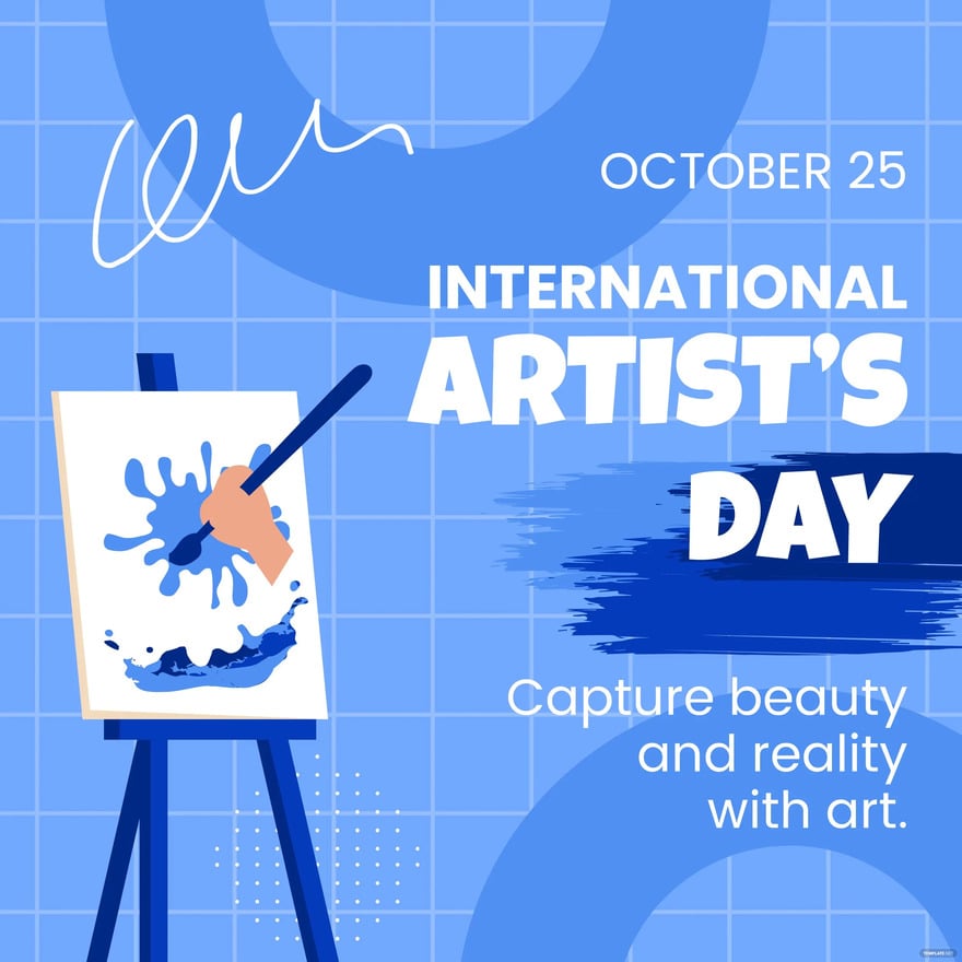 international artists day whatsapp post ideas and examples