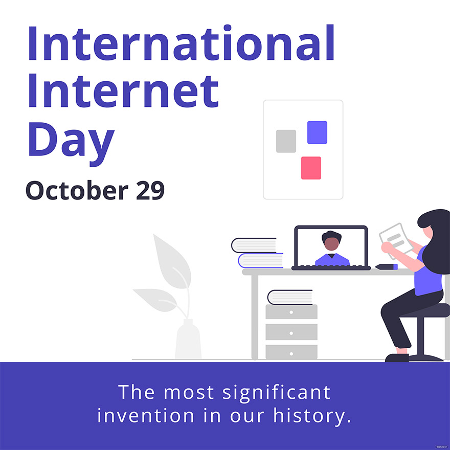 international internet day instagram post