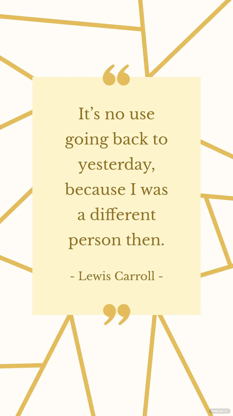 lewis carroll inspirational quote