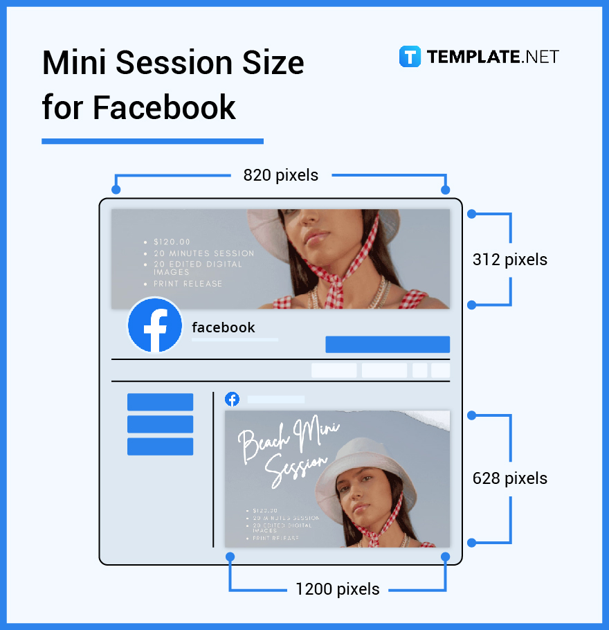 mini session size for facebook