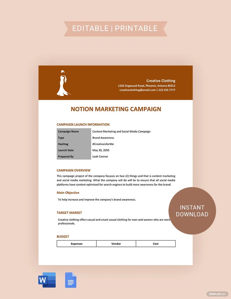 notion marketing campaign ideas and examples