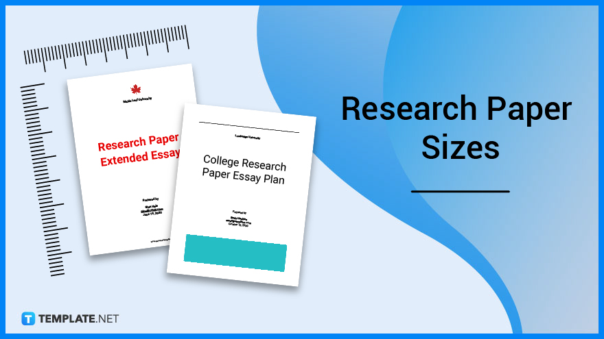 standard research paper size