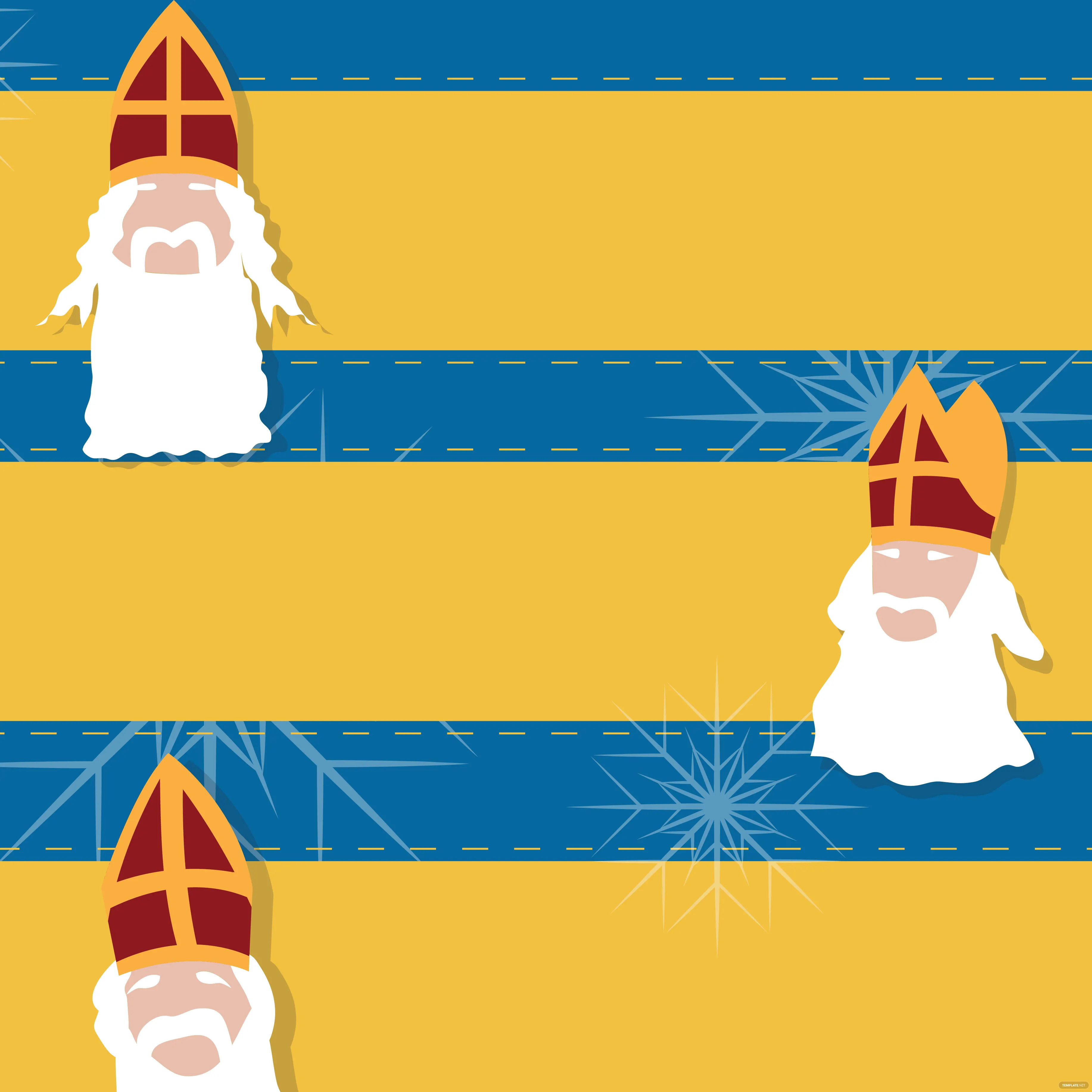saint nicholas day banner background ideas and examples